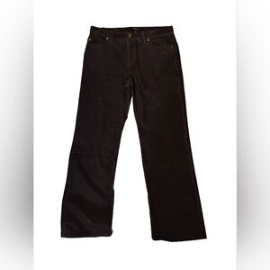 Women's Talbot's Size 10 Dark Brown Corduroy Pants